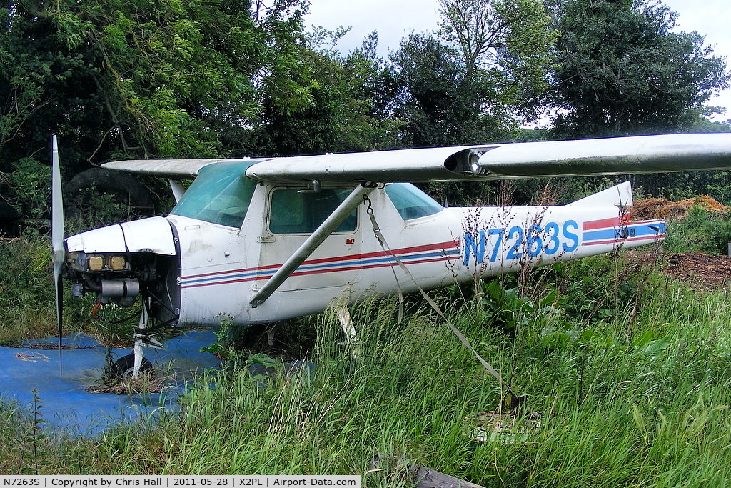 N7263S, 1967 Cessna 150H C/N 15067963, at Plaistows Farm