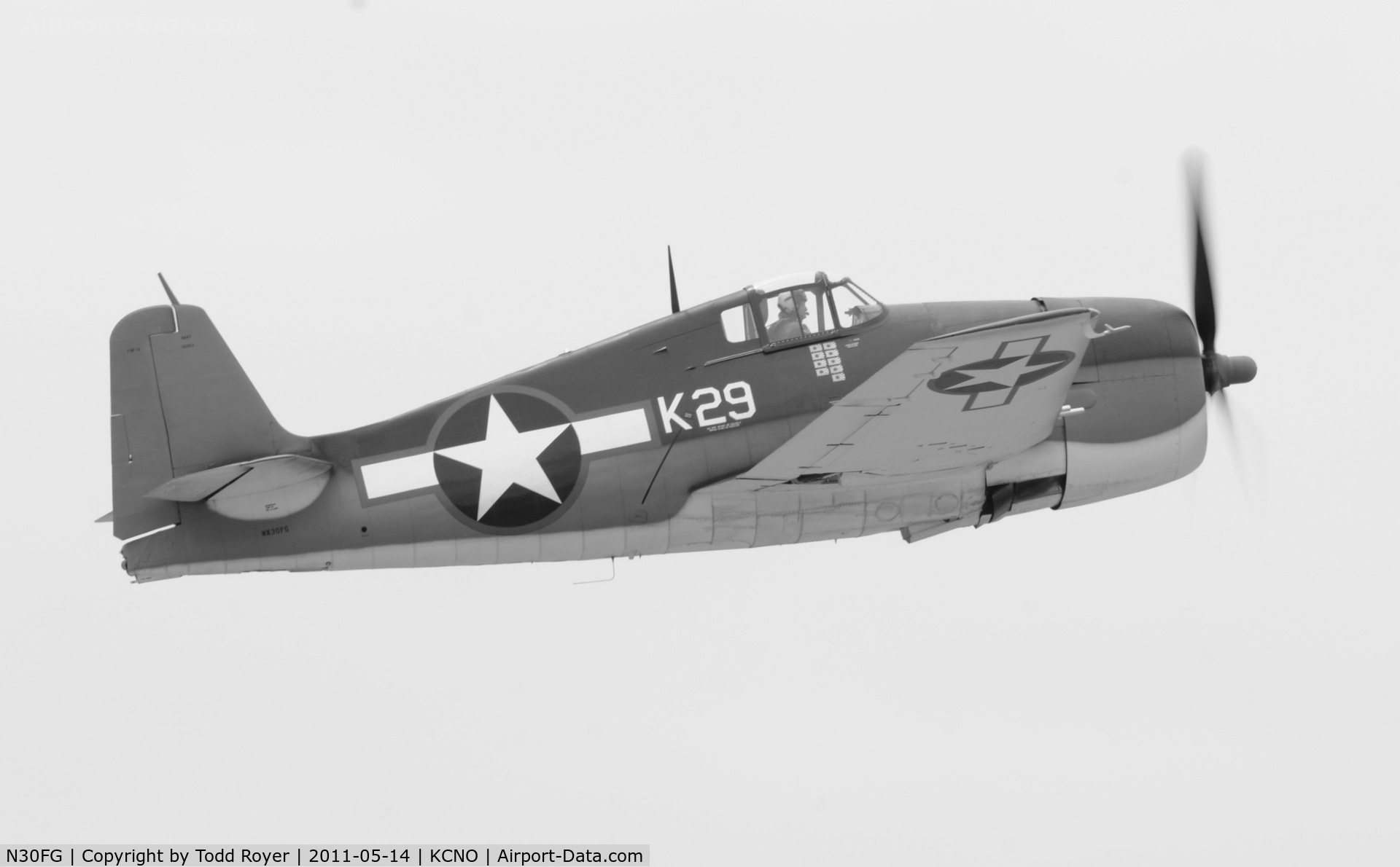 N30FG, 1944 Grumman F6F-3 Hellcat C/N A-3196, Chino Airshow 2011