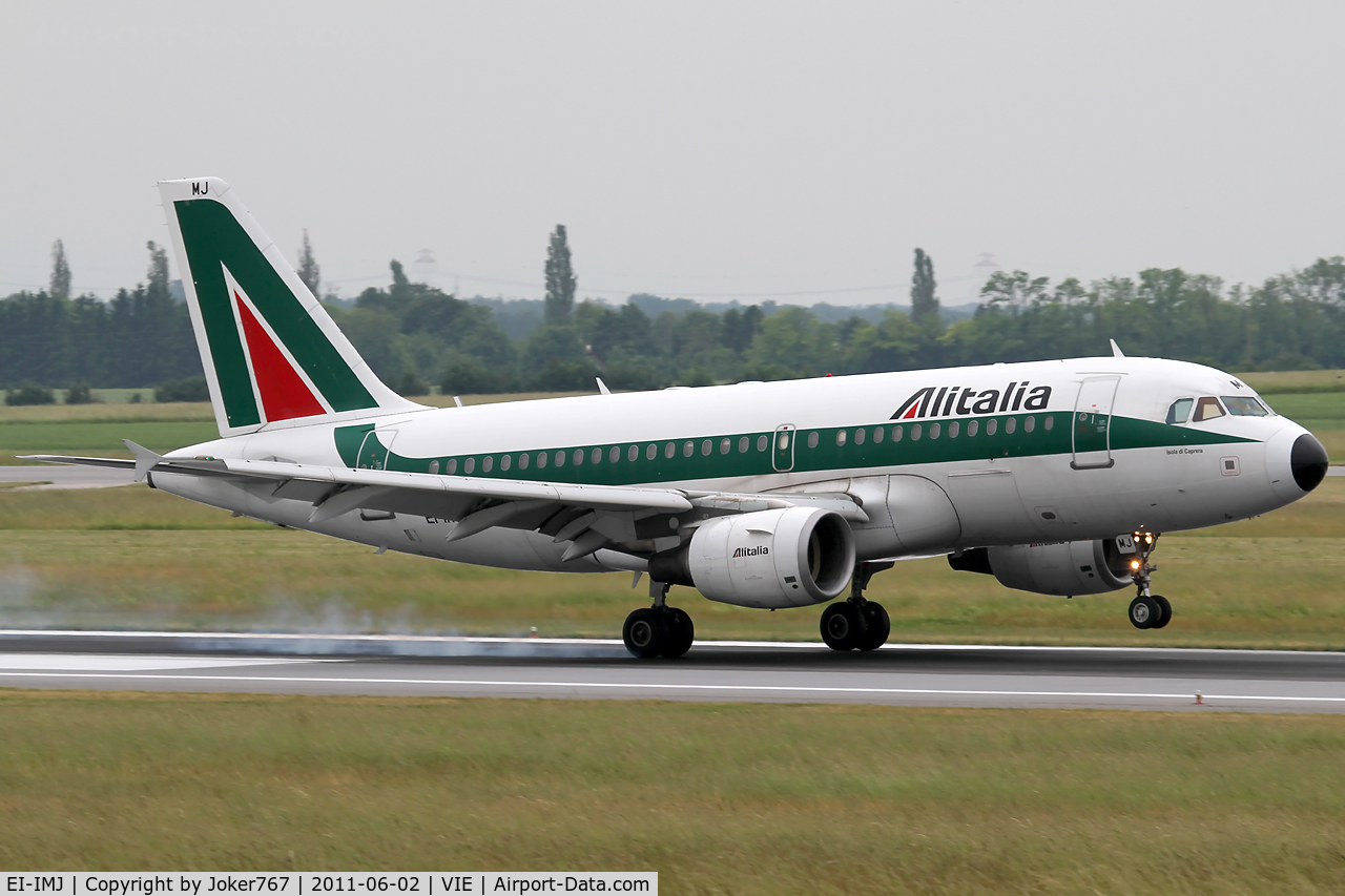EI-IMJ, 2002 Airbus A319-112 C/N 1779, Alitalia