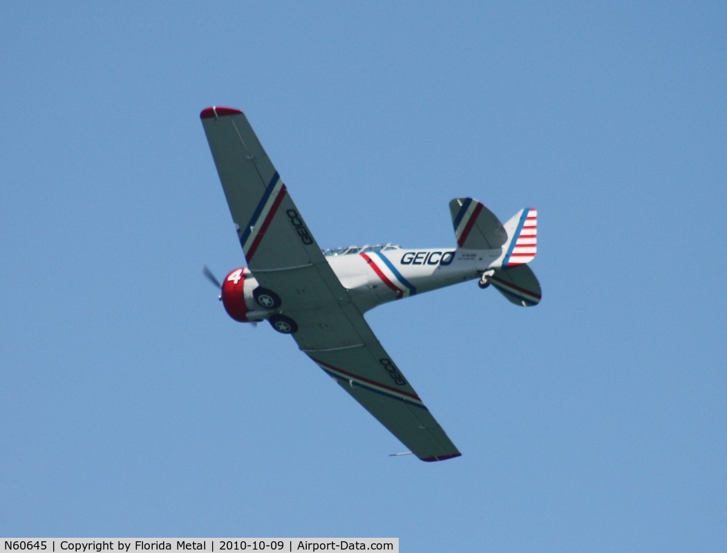 N60645, 1941 North American SNJ-2 C/N 79-3993, Geico SNJ-2