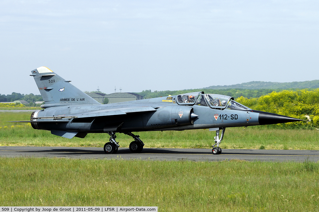 509, Dassault Mirage F.1B C/N XK-10, although the Mirage F1 will be withdrawn training goes on.