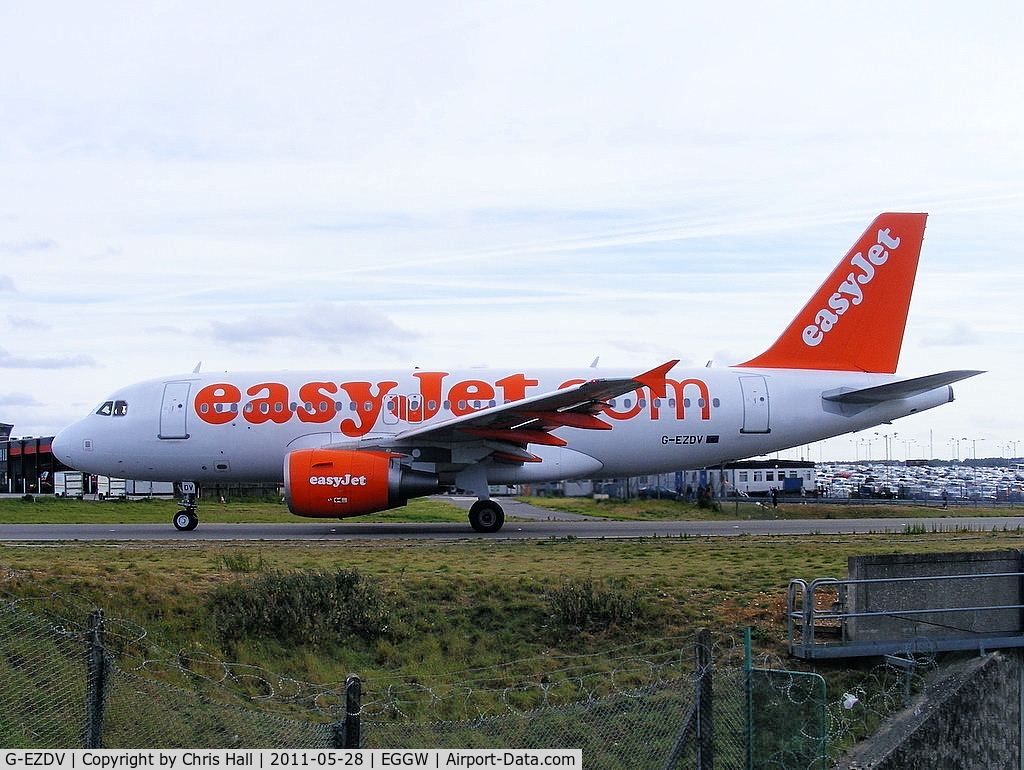 G-EZDV, 2008 Airbus A319-111 C/N 3742, easyJet