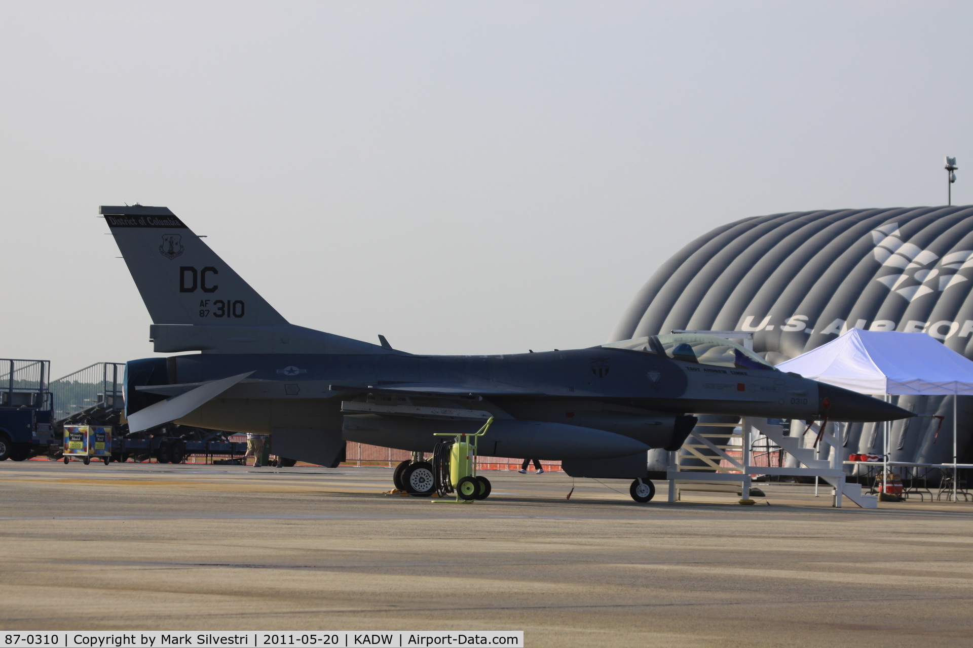 87-0310, 1987 General Dynamics F-16C Fighting Falcon C/N 5C-571, 2011 Joint Base Andrews Airshow