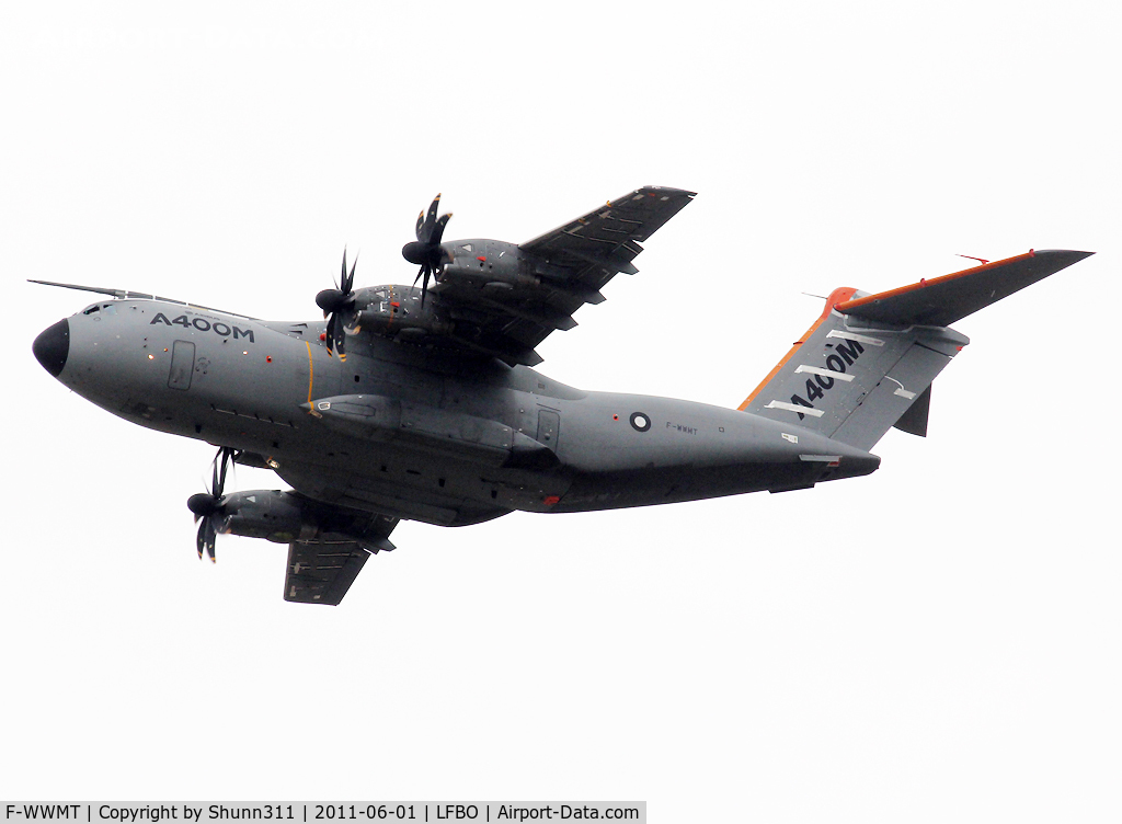 F-WWMT, 2009 Airbus A400M Atlas C/N 001, With new titles now...