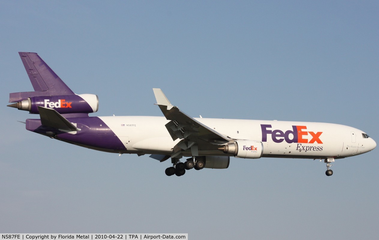 N587FE, 1992 McDonnell Douglas MD-11F C/N 48489, Fed Ex MD-11