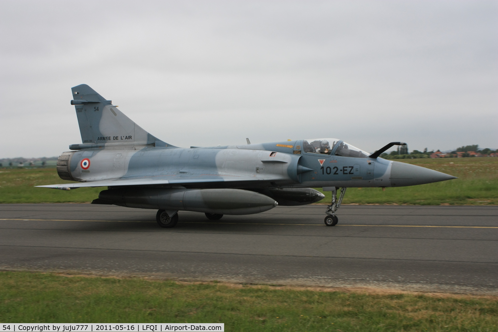 54, Dassault Mirage 2000-5F C/N 246, on display at TigerMeet 2011