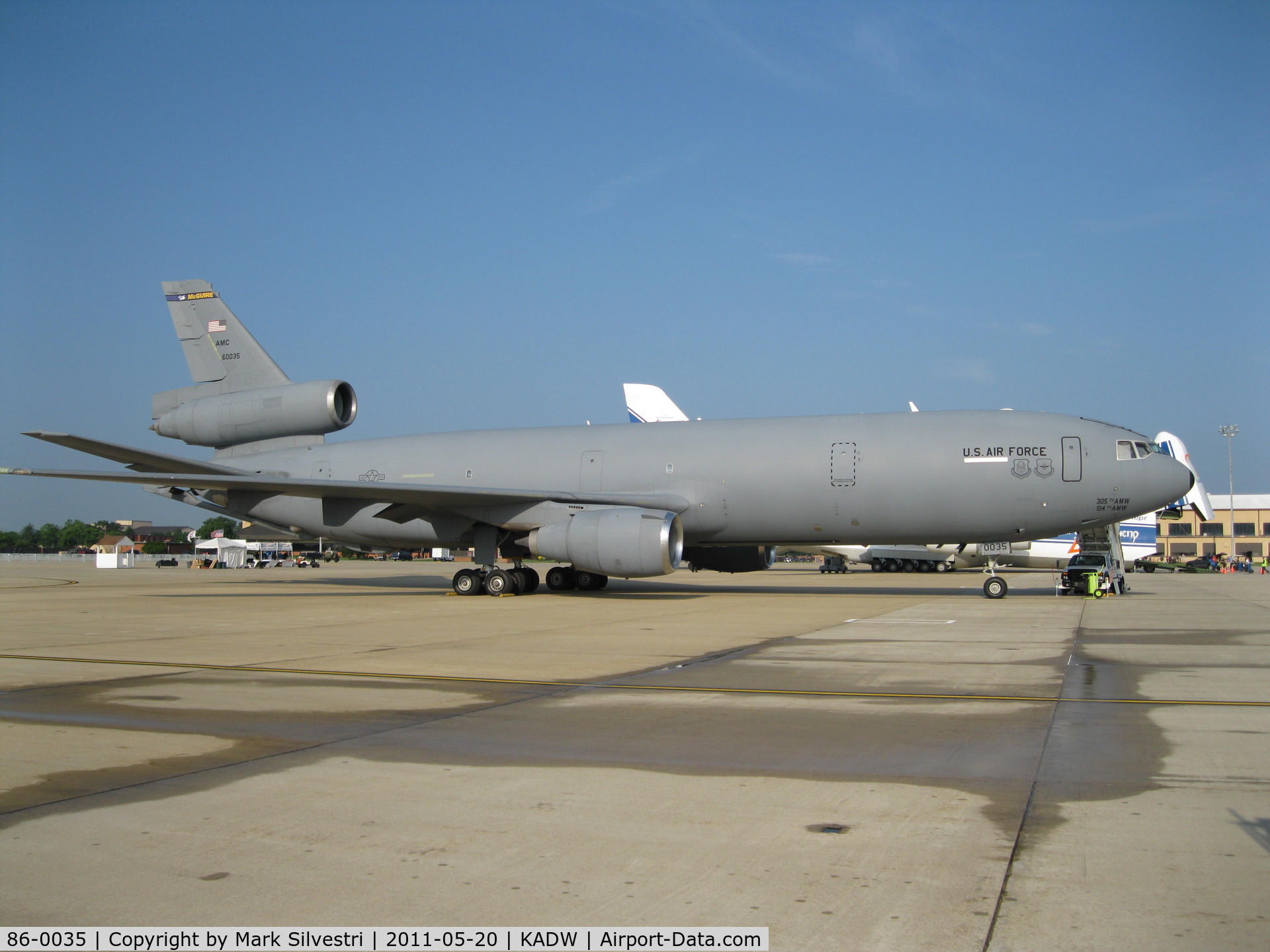 86-0035, 1986 McDonnell Douglas KC-10A Extender C/N 48248, 2011 Joint Base Andrews Airshow