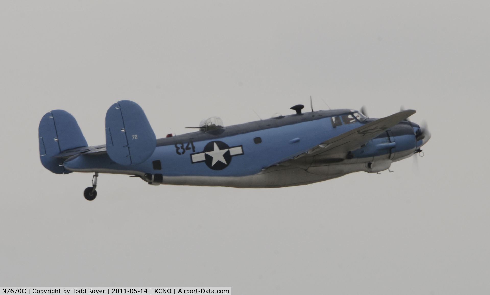 N7670C, 1945 Lockheed PV-2 Harpoon C/N 15-1438, Chino Airshow 2011