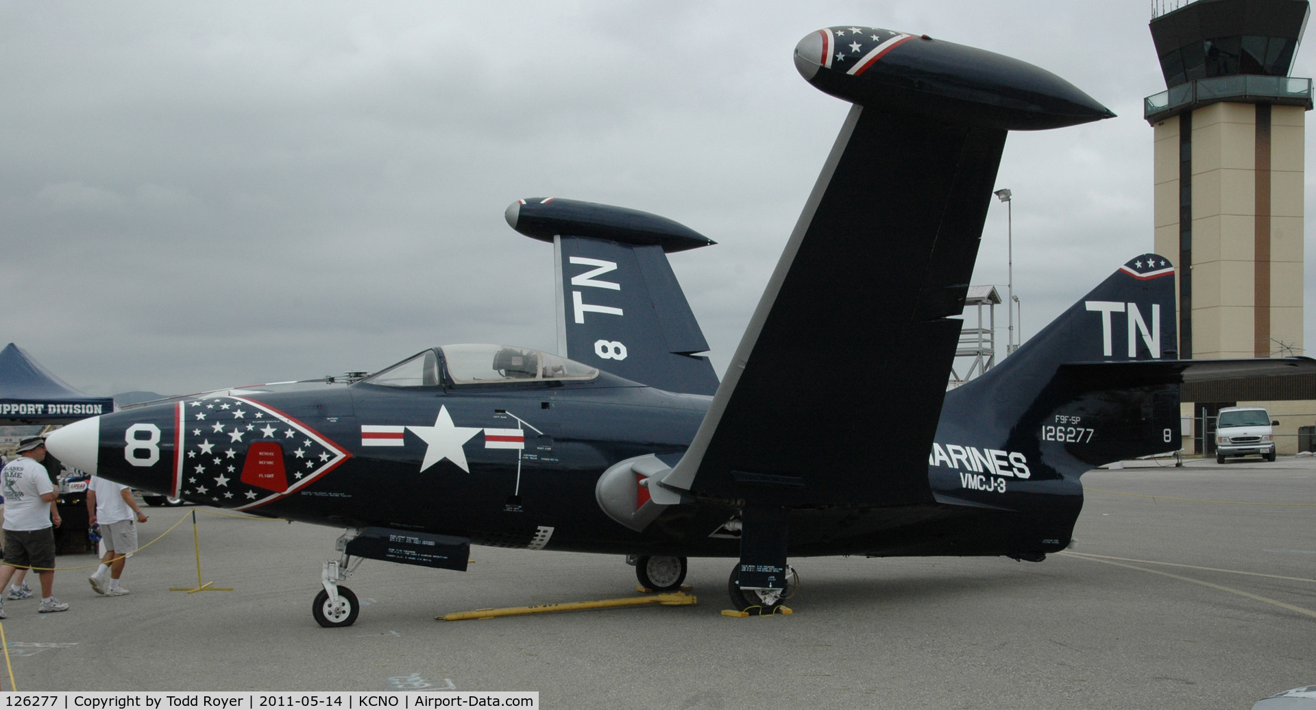 126277, Grumman F9F-5KD/DF-9E Panther C/N Not found 126277, Chino Airshow 2011
