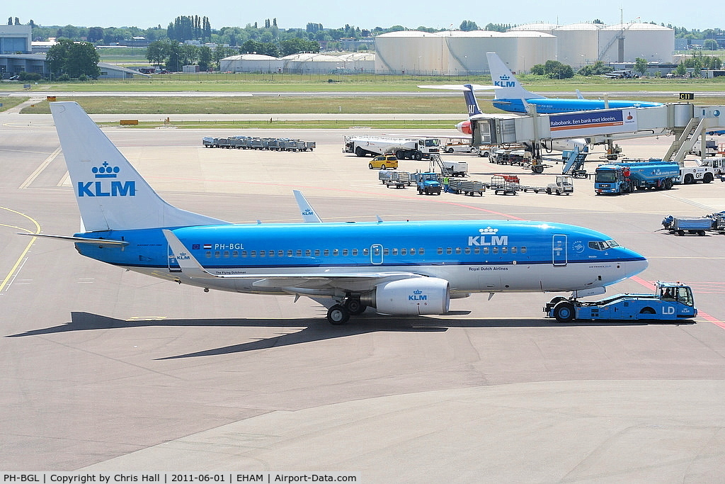 PH-BGL, 2010 Boeing 737-7K2 C/N 30369, KLM Royal Dutch Airlines