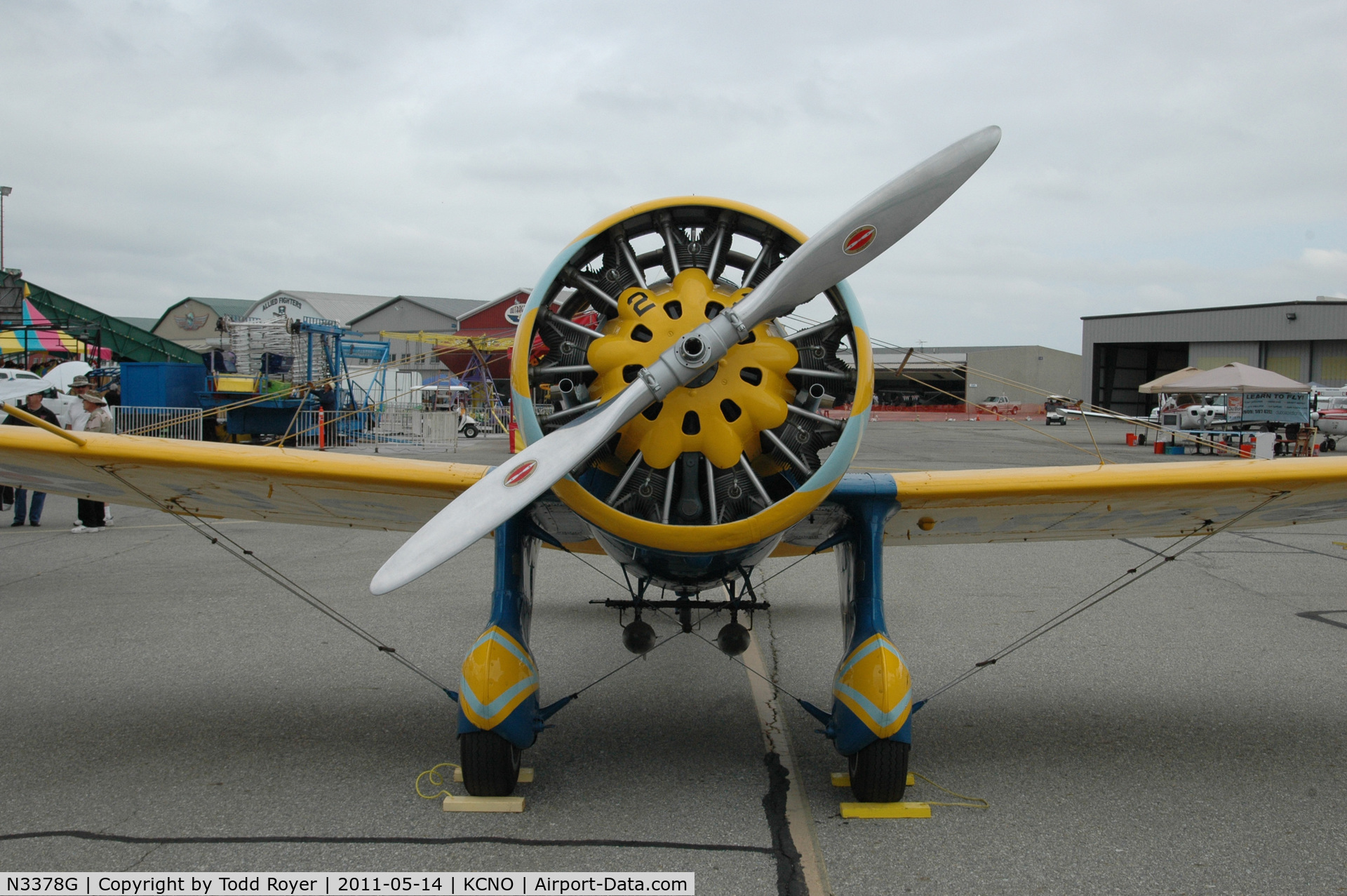 N3378G, 1933 Boeing P-26 Peashooter C/N 33123, Chino Airshow 2011