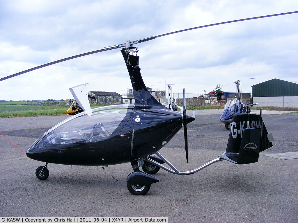 G-KASW, 2010 Rotorsport UK Calidus C/N RSUK/CALS/006, at the Gyrocopter Experience, Rufforth airfield, Yorkshire