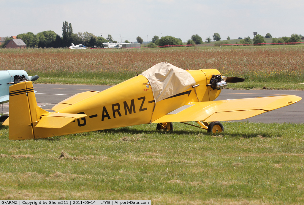 G-ARMZ, 1961 Rollason Druine D.31 Turbulent C/N PFA 565, Parked in the grass...