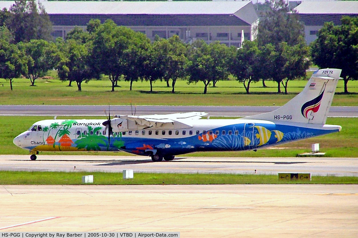 HS-PGG, 2002 ATR 72-212A C/N 692, Aerospatiale ATR-72-212A [692] (Bangkok Airways) Bangkok Int~HS 30/10/2005