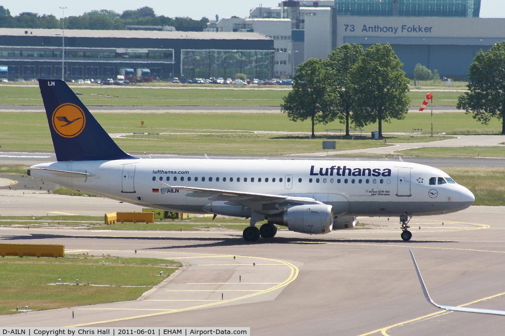 D-AILN, 1997 Airbus A319-114 C/N 700, Lufthansa