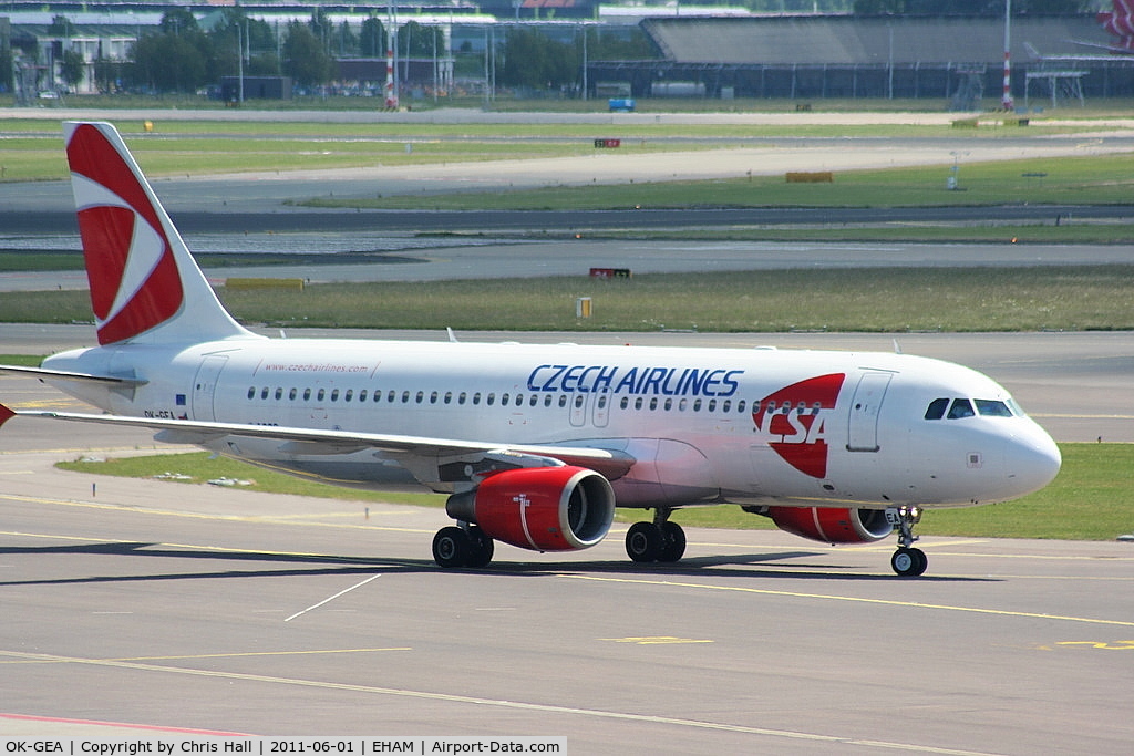 OK-GEA, 2001 Airbus A320-214 C/N 1439, CSA-Czech Airlines