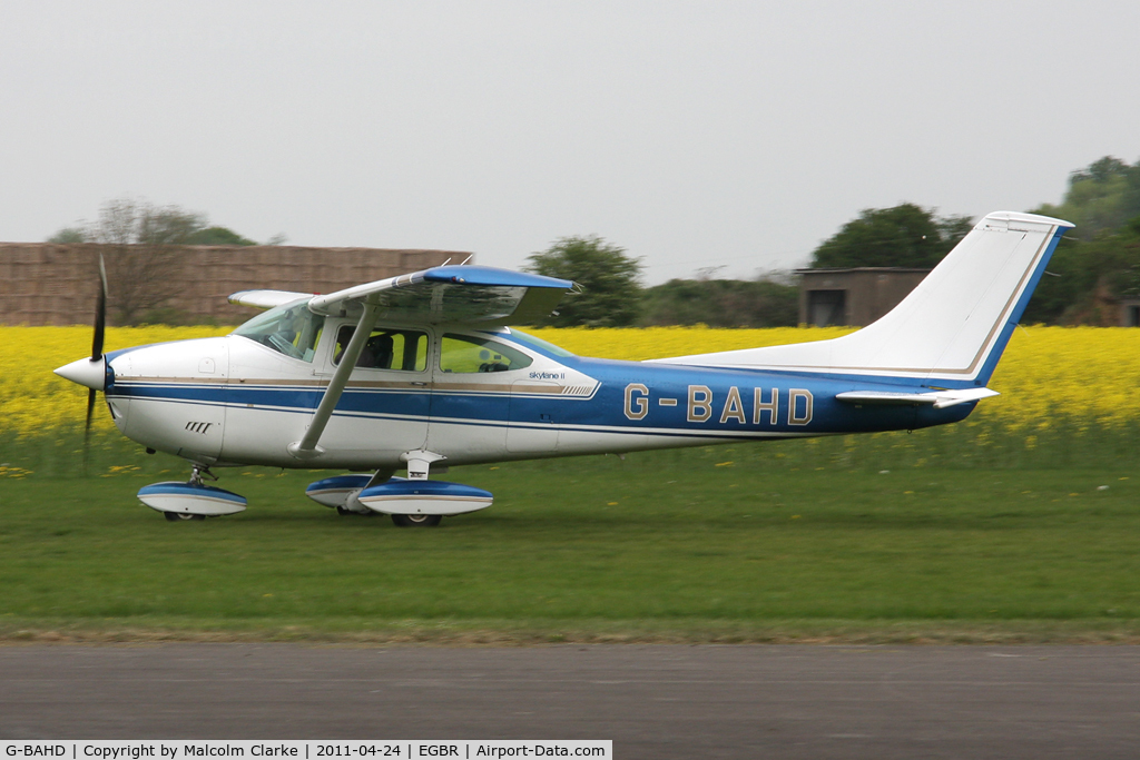 G-BAHD, 1972 Cessna 182P Skylane Skylane C/N 18261501, Cessna 182P Skylane at Breighton Airfield in April 2011.