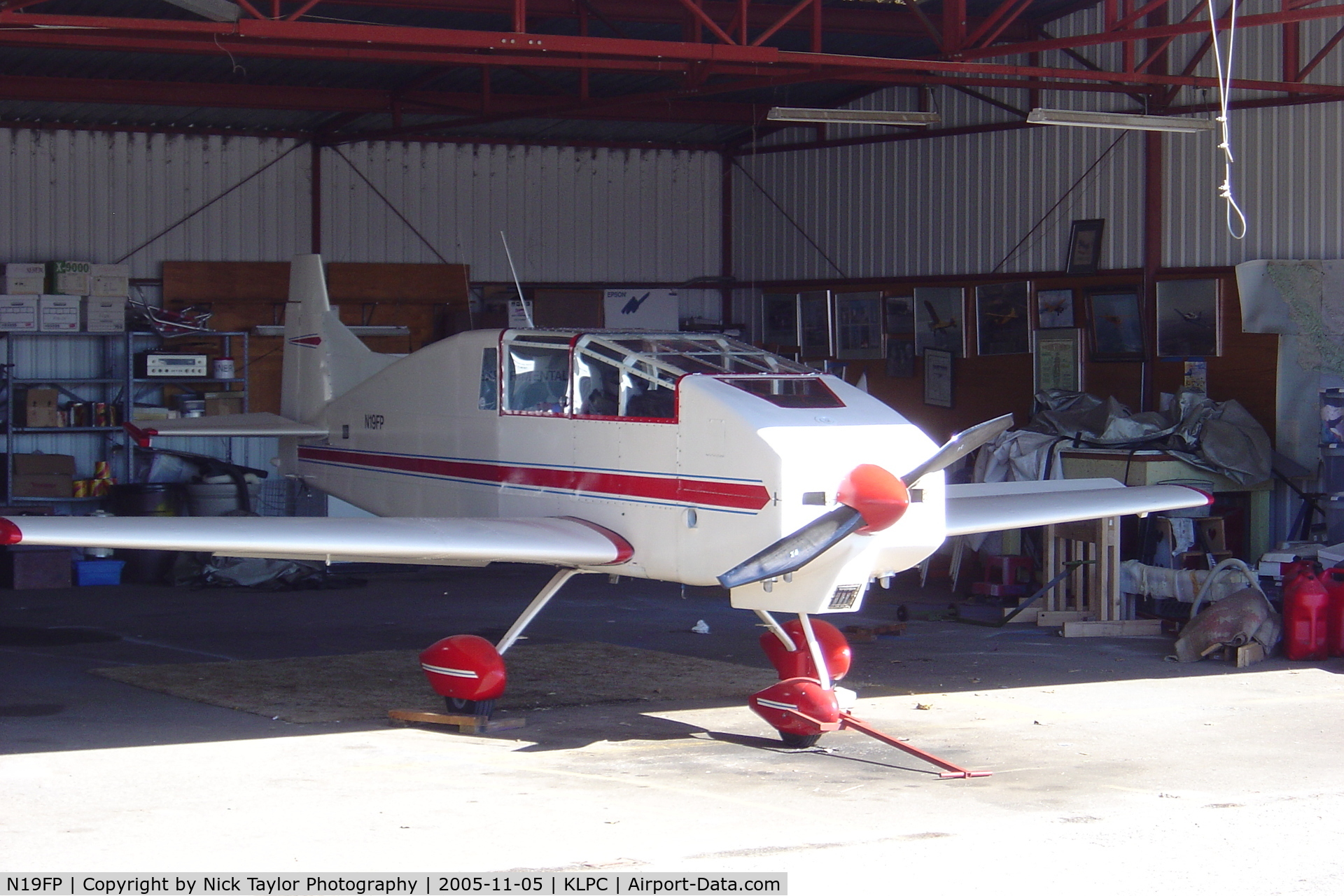 N19FP, 2003 Rand Camber-1 C/N 1, In the hangar