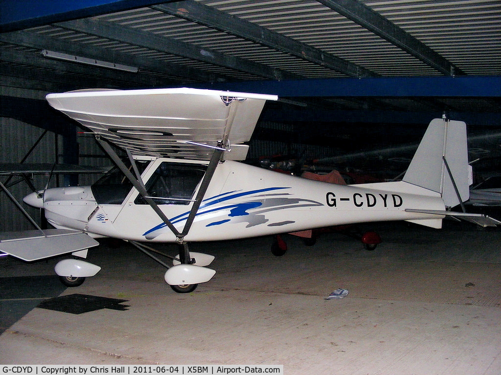 G-CDYD, 2006 Comco Ikarus C42 FB80 C/N 0604-6812, at Baxby Manor Airfield, Yorkshire