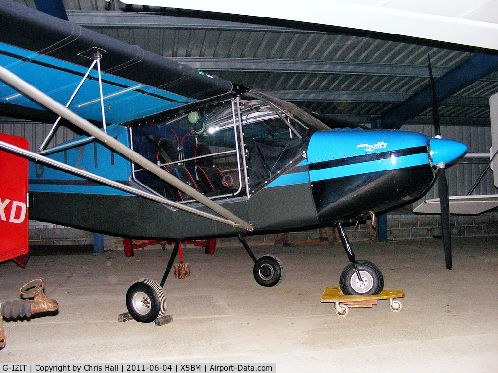 G-IZIT, 1996 Rans S-6ES Coyote II C/N PFA 204A-12965, at Baxby Manor Airfield, Yorkshire