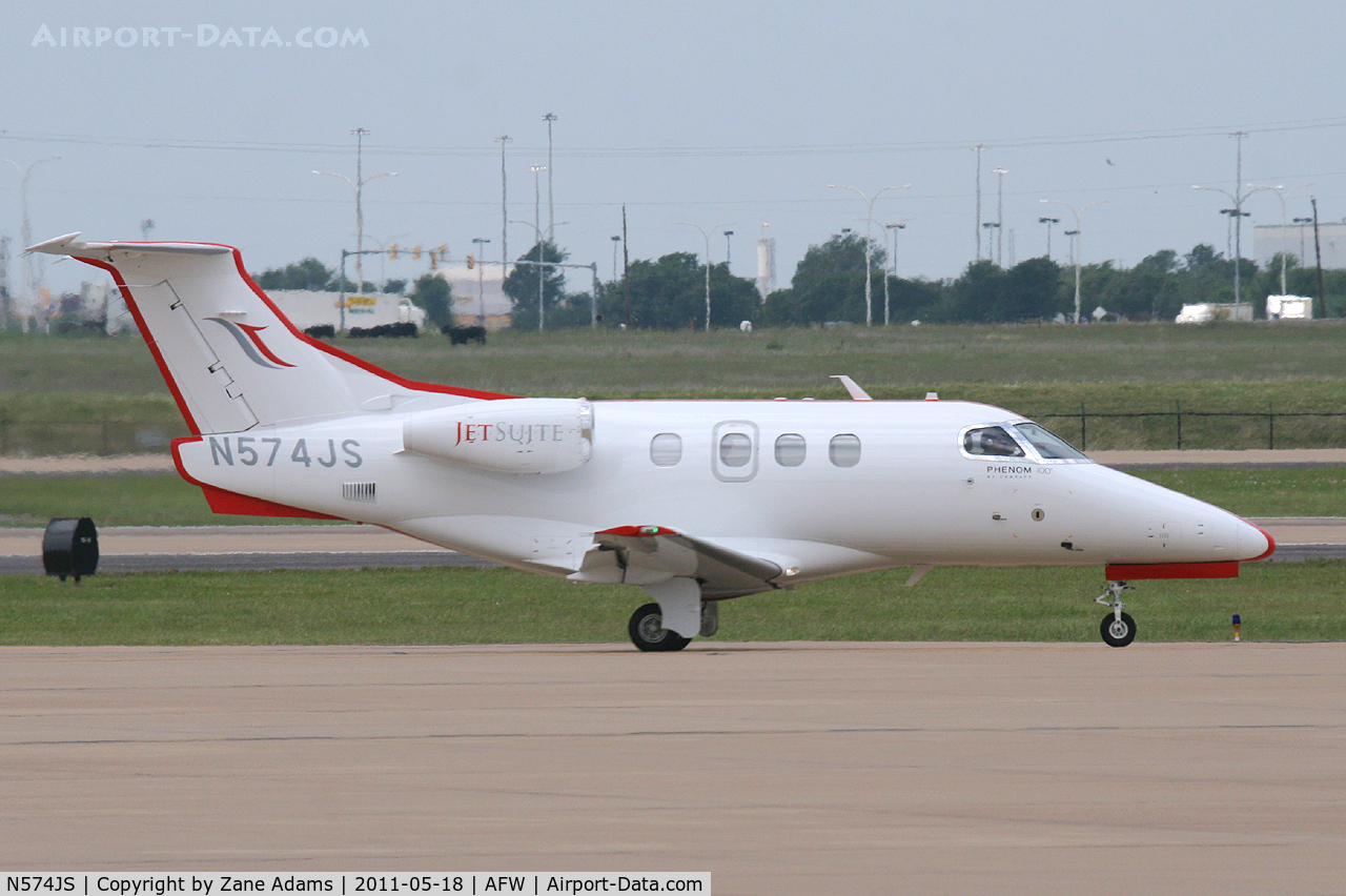 N574JS, 2009 Embraer EMB-500 Phenom 100 C/N 50000046, At Alliance Airport - Fort Worth, TX