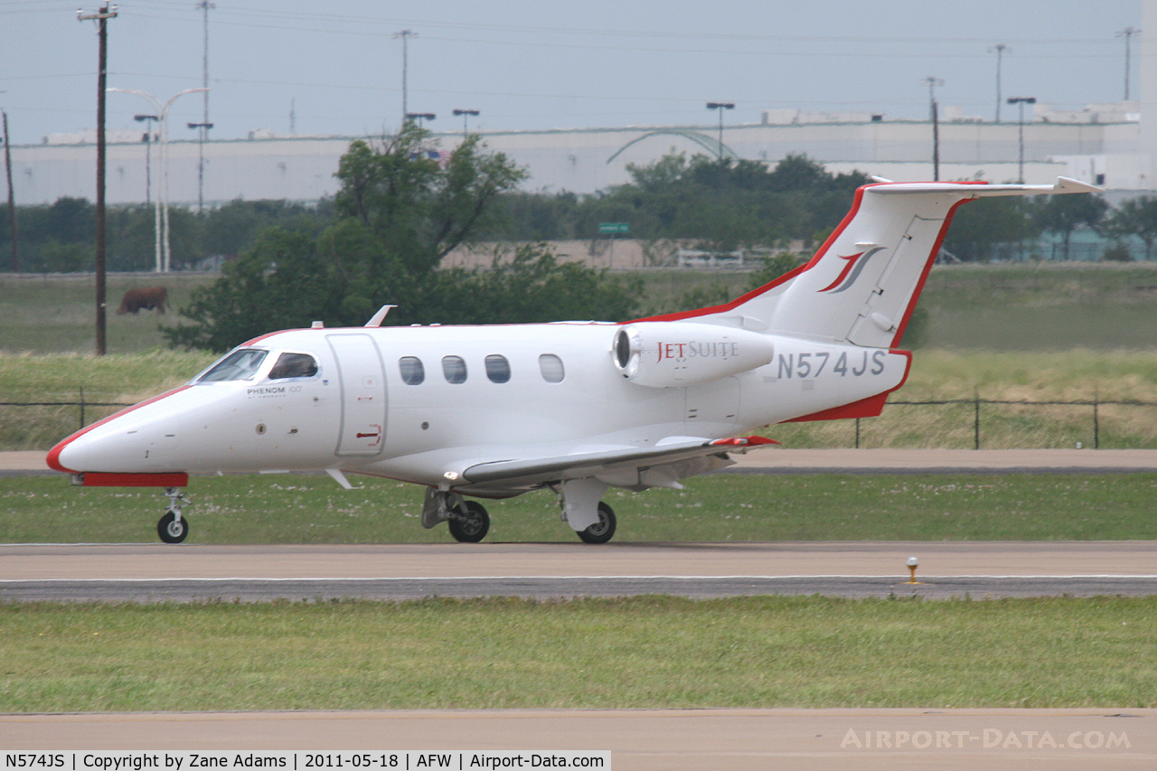 N574JS, 2009 Embraer EMB-500 Phenom 100 C/N 50000046, At Alliance Airport - Fort Worth, TX