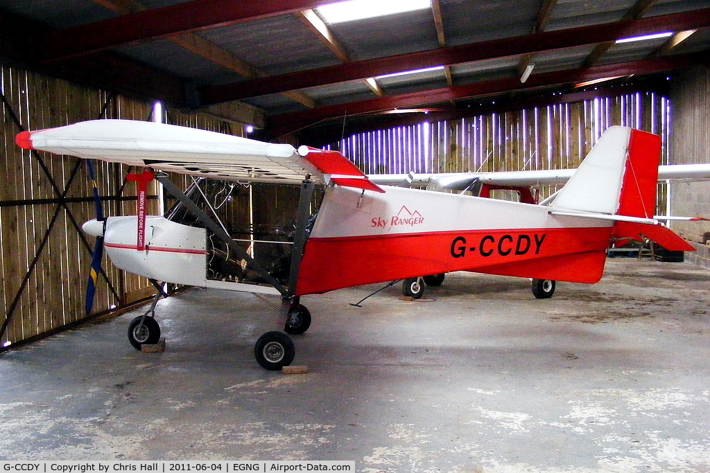 G-CCDY, 2003 Best Off Skyranger 912(2) C/N BMAA/HB/275, based at Bagby Airfield, Yorkshire