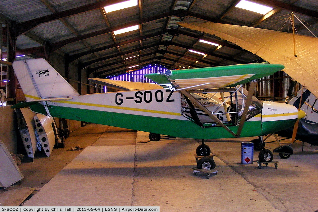 G-SOOZ, 2001 Rans S-6ES Coyote II C/N PFA 204-13543, based at Bagby Airfield, Yorkshire