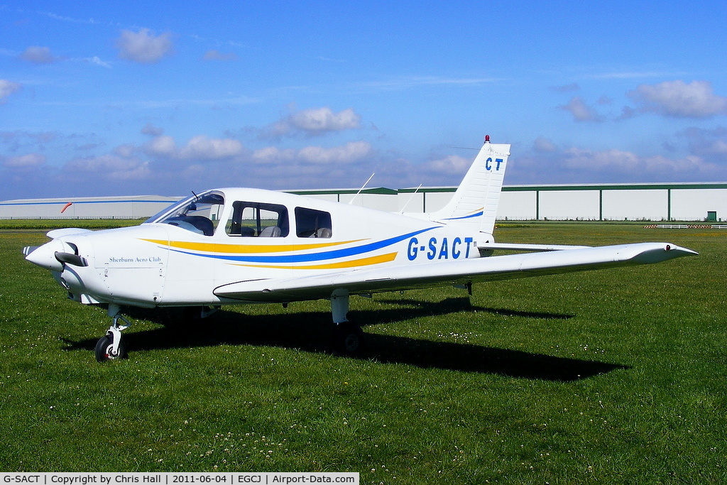 G-SACT, 1988 Piper PA-28-161 Cadet C/N 2841048, privately owned