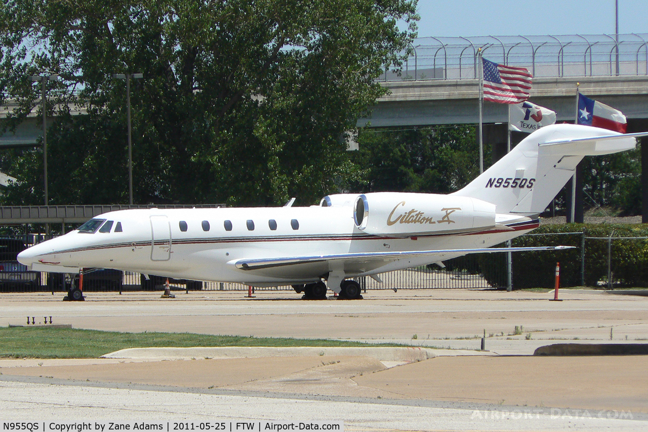 N955QS, 1998 Cessna 750 Citation X Citation X C/N 750-0055, At Meacham Field - Fort Worth, TX