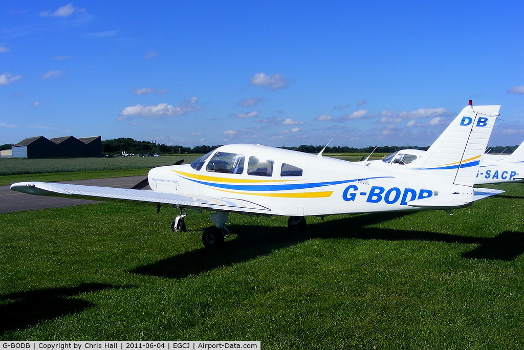 G-BODB, 1988 Piper PA-28-161 Cherokee Warrior II C/N 2816042, Sherburn Aero Club Ltd