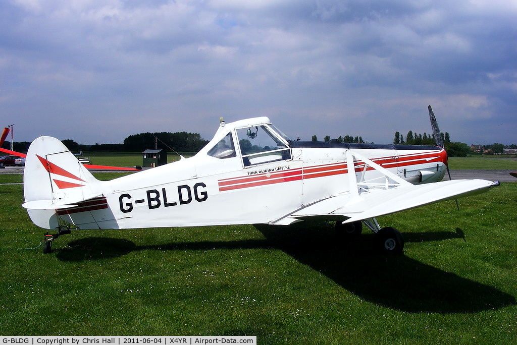 G-BLDG, 1968 Piper PA-25-235 Pawnee C/N 25-4501, at the York Gliding Centre, Rufford