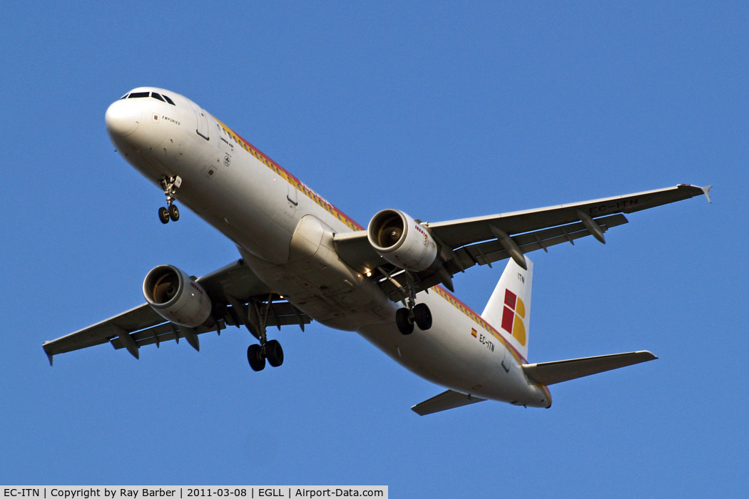 EC-ITN, 2003 Airbus A321-212 C/N 2115, Airbus A321-211 [2115] (Iberia) Home~G 08/03/2011