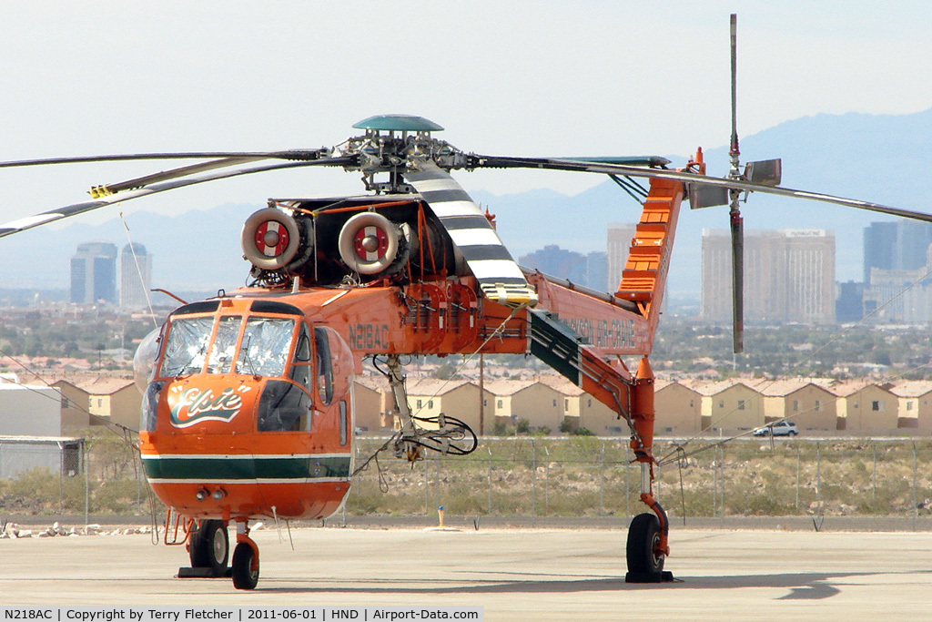 N218AC, 1967 Erickson S64E Skycrane C/N 64033, 1967 Erickson S64E, c/n: 64033 at Henderson Exec