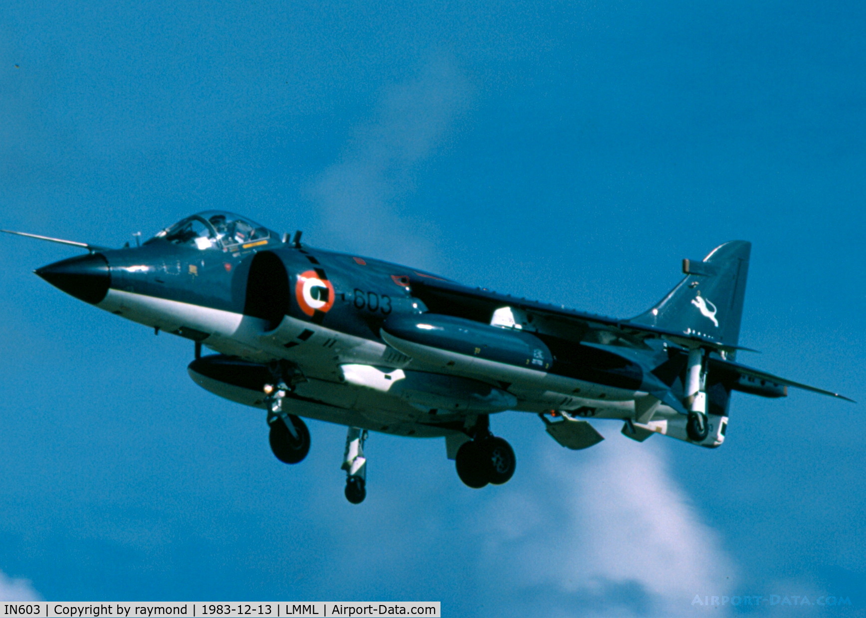 IN603, 1983 British Aerospace Sea Harrier FRS.51 C/N 603, Sea Harrier IN603 Indian Navy