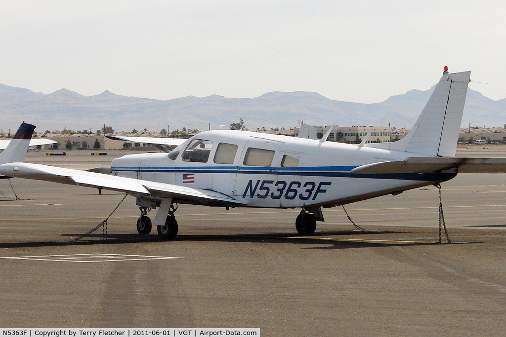 N5363F, 1976 Piper PA-32R-300 Cherokee Lance C/N 32R-7680510, 1976 Piper PA-32R-300, c/n: 32R-7680510at North Las Vegas