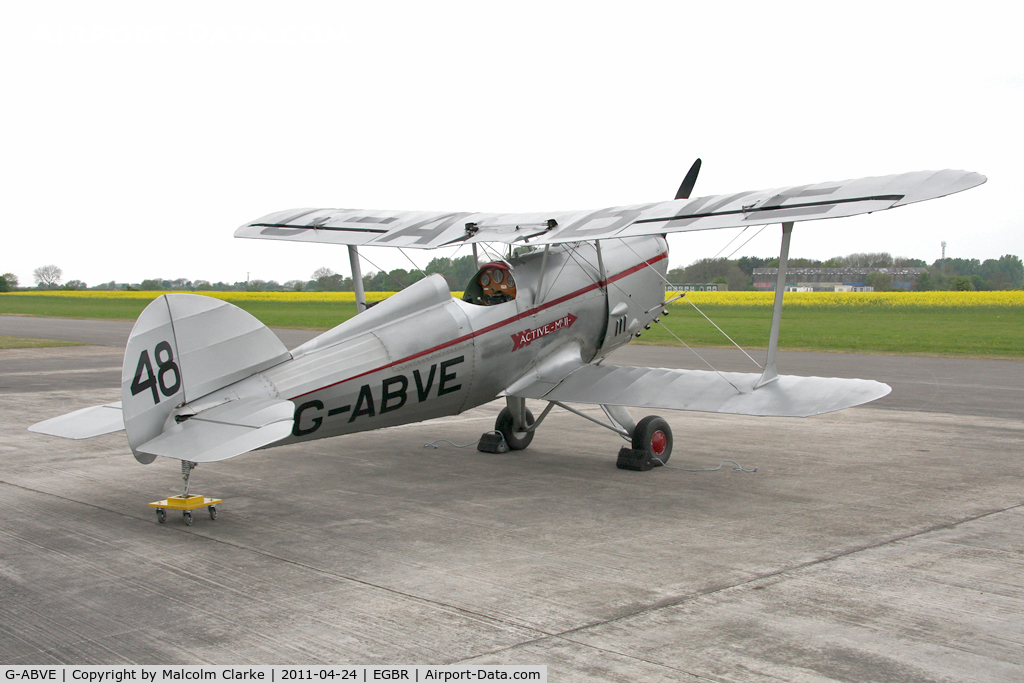 G-ABVE, 1932 Arrow Active 2 C/N 2, Arrow Active 2 at Breighton Airfield, UK in April 2011.