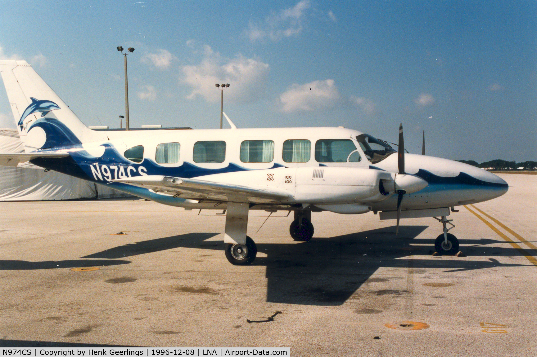 N974CS, 1976 Piper PA-31-350 Chieftain C/N 31-7652120, Dolphin Aviation