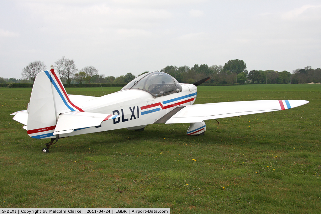 G-BLXI, 1965 Scintex CP-1310-C3 Super Emeraude C/N 937, Scintex 1310-CP Super Emeraude at Breighton Airfield, UK in April 2011.