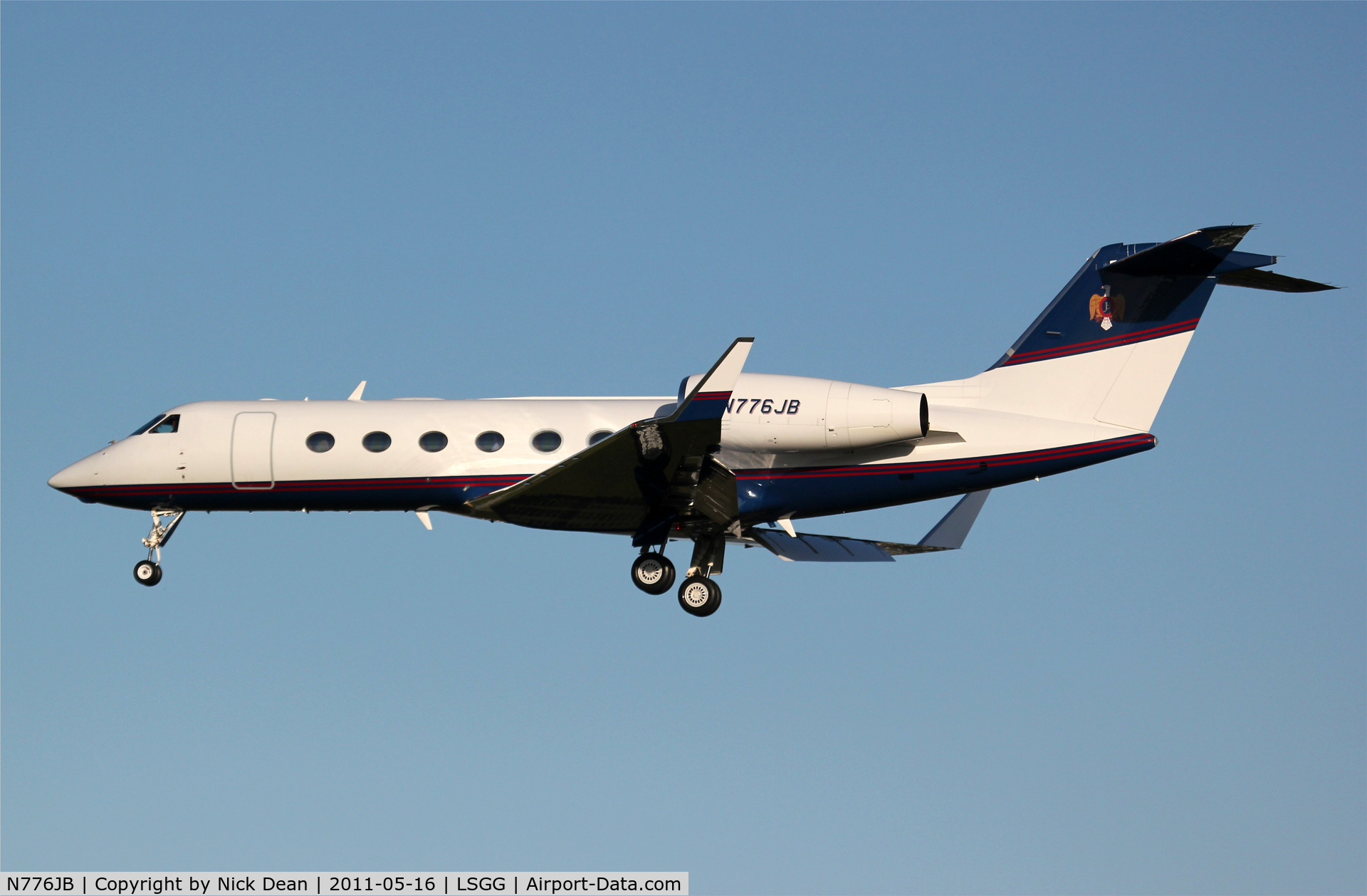 N776JB, 2006 Gulfstream Aerospace GIV-X (G450) C/N 4042, LSGG/GVA