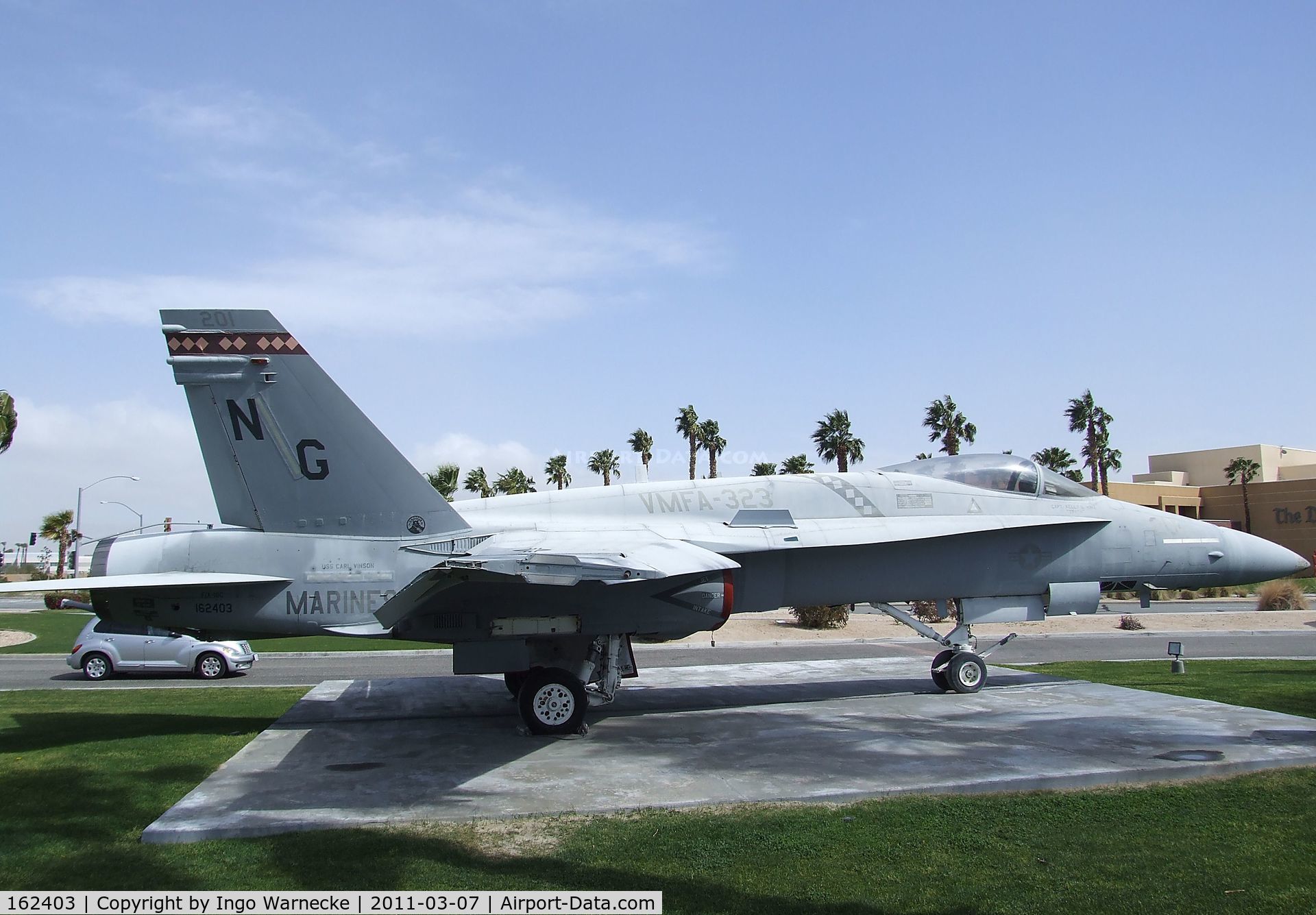 162403, McDonnell Douglas F/A-18A Hornet C/N 0231/A183, McDonnell Douglas F/A-18 Hornet at the Palm Springs Air Museum, Palm Springs CA