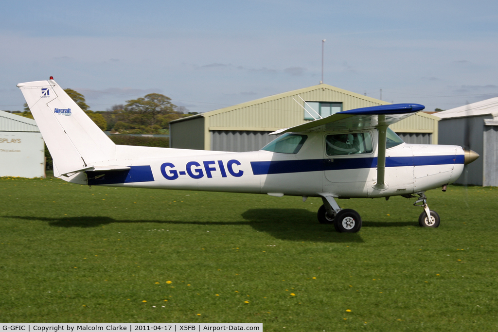 G-GFIC, 1978 Cessna 152 C/N 152-81672, Cessna 152 at Fishburn Airfield, UK in April 2011.