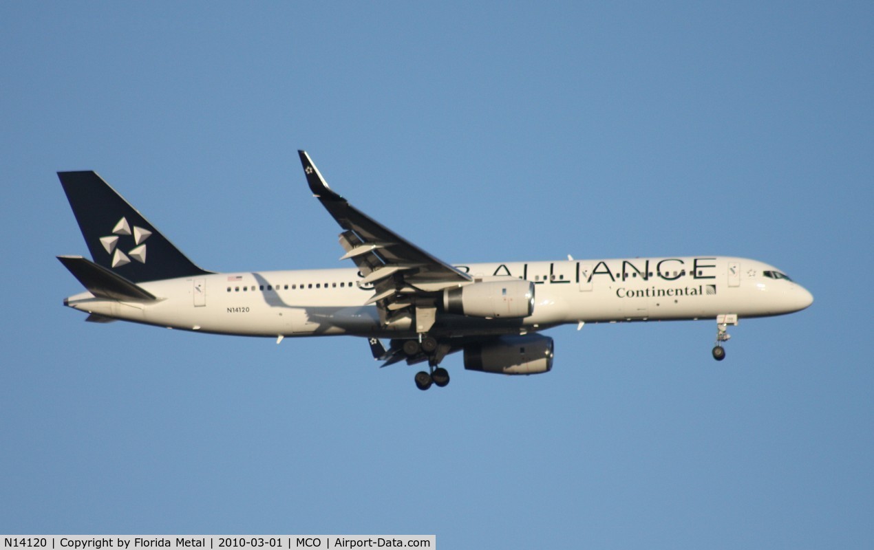 N14120, 1997 Boeing 757-224 C/N 27562, Star Alliance Continental 757