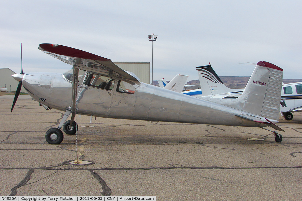 N4926A, 1956 Cessna 180 C/N 32323, 1956 Cessna 180, c/n: 32323 at Moab