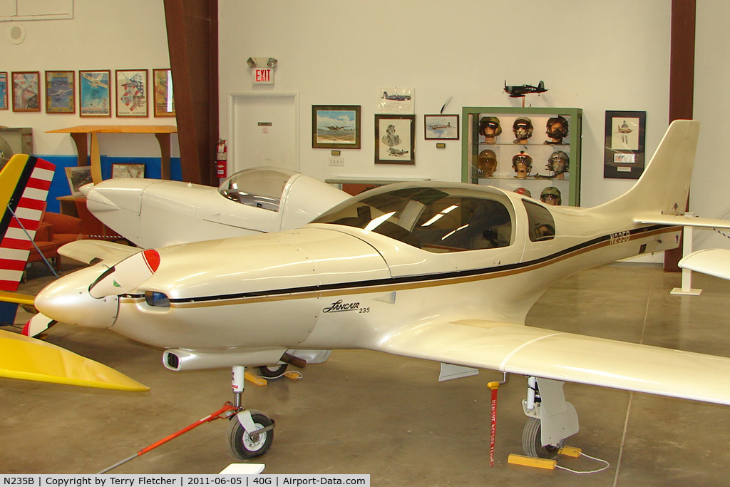 N235B, 1989 Lancair 235 C/N 39, 1989 Schorpp Herbert G LANCAIR 235, c/n: 39  displayed at Planes of Fame , Valle AZ