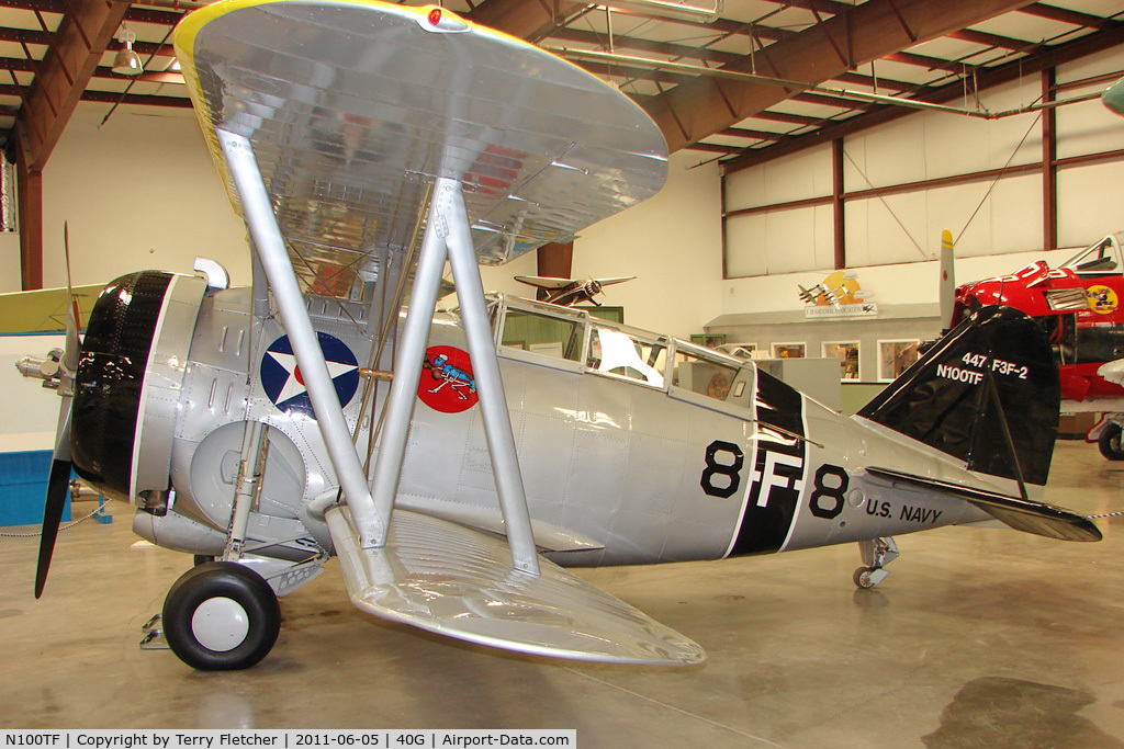 N100TF, Grumman G-32A C/N 447, Grumman G-32A, c/n: 447 at Planes of Fame Museum , VALLE , AZ