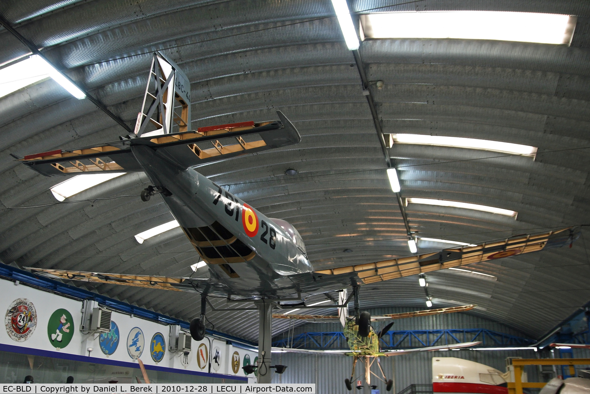 EC-BLD, AISA I-11B Peque C/N 159, Intresting display at the Museo del Aire