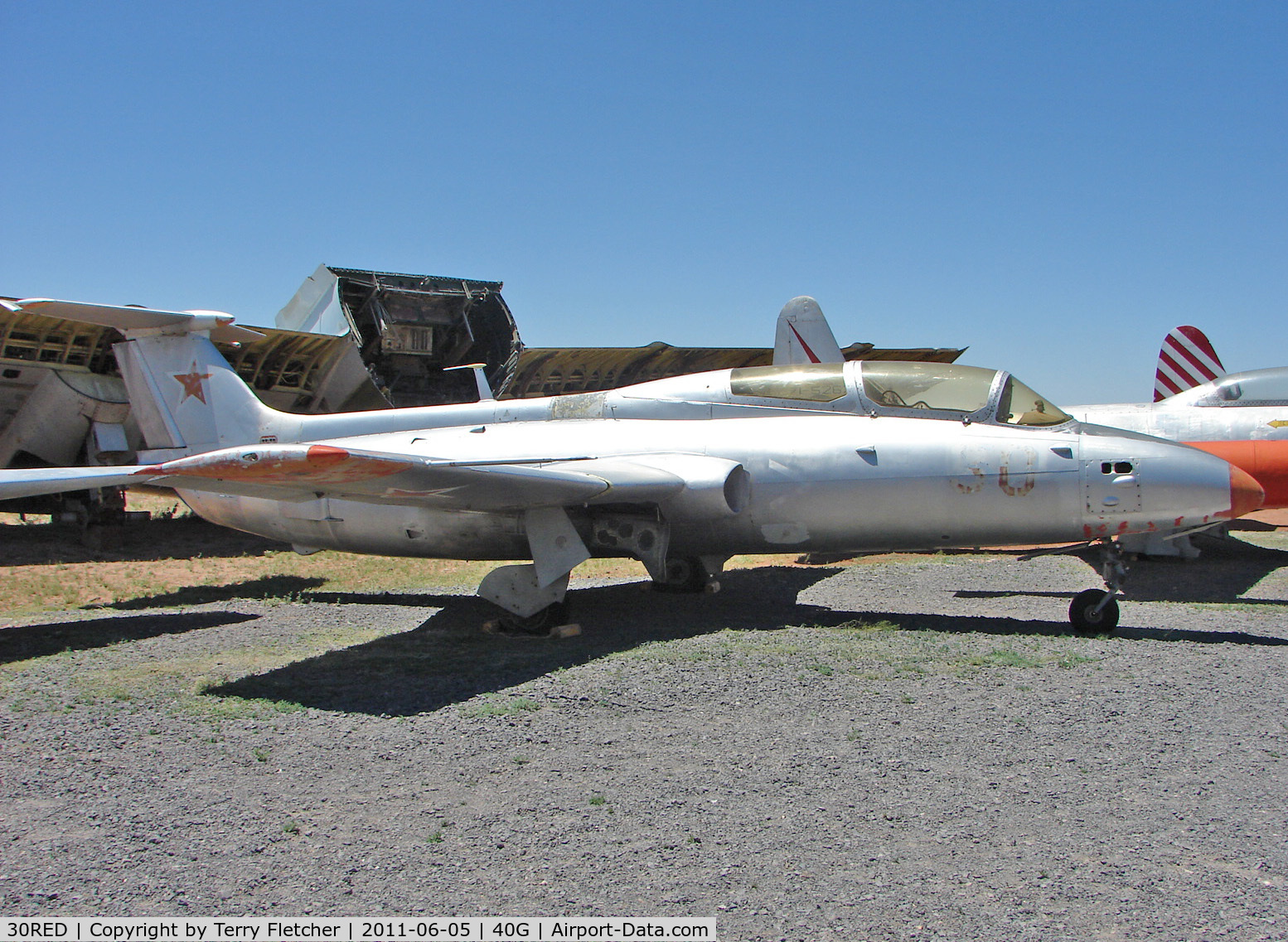 30RED, Aero L-29 Delfin C/N 0301804, Aero L-29 Delfin, c/n: 0301804 at planes of Fame Museum , Valle AZ