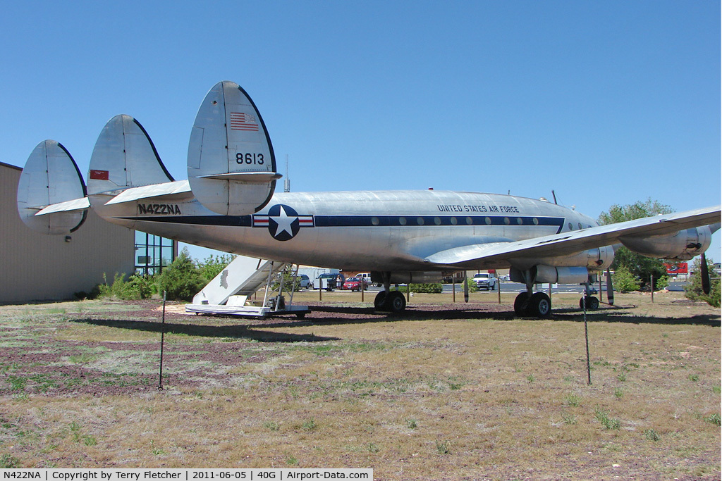 N422NA, 1948 Lockheed C-121A Constellation C/N 48-613 (2605), 1948 Lockheed C-121, c/n: 48-613 at Planes of Fame Museum , Valle AZ
