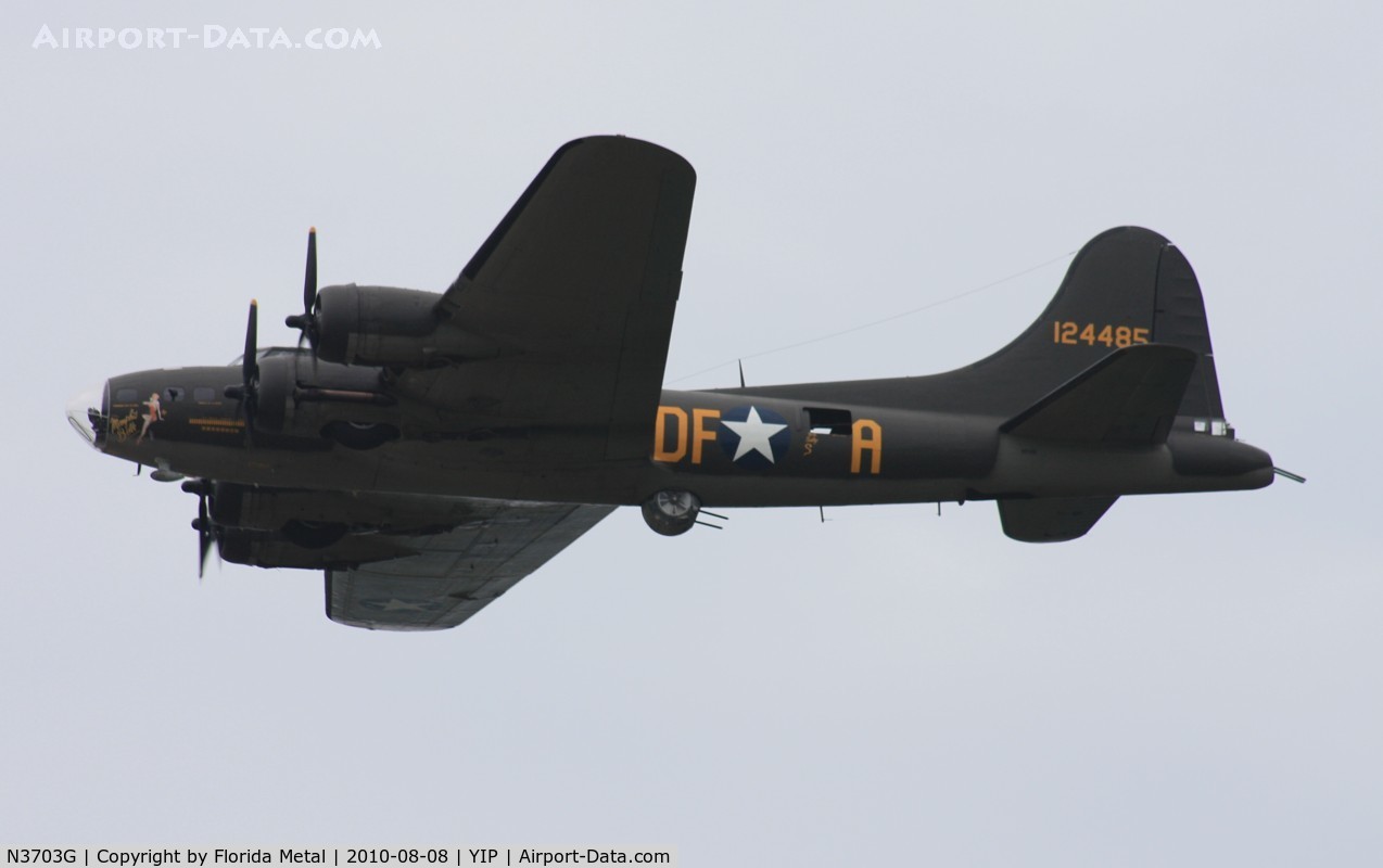 N3703G, 1945 Boeing B-17G Flying Fortress C/N 44-83546-A, the Movie Memphis Belle